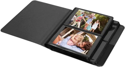 Miniatura 3 de Zink Álbum de fotos de 2 x 3 pulgadas, mini álbum de fotos de 64 bolsillos con cubierta transparente de ventana para papel fotográfico Zink Zero Ink