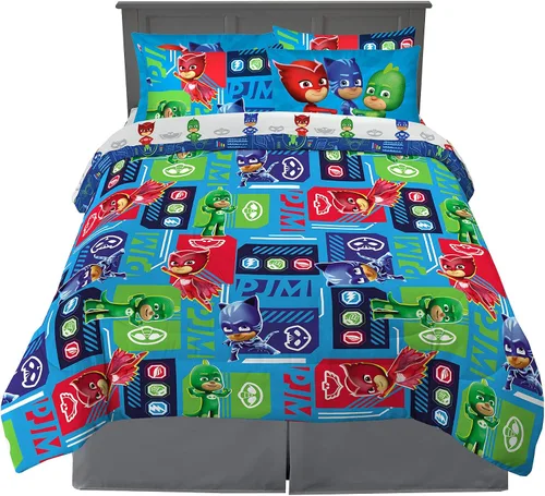 Miniatura 14 de Franco - Juego de edredón y sábanas supersuaves con funda, para niños, 7 piezas, tamaño matrimonial, Las pistas de Blue