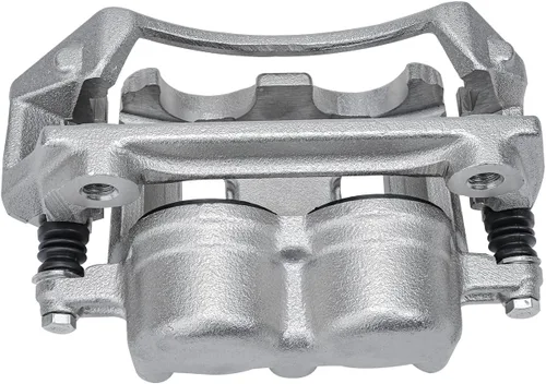 Miniatura 6 de Detroit Axle - Pinza de freno de disco delantera del lado del conductor + pastillas de freno de cerámica con repuesto de hardware para Ford F-150