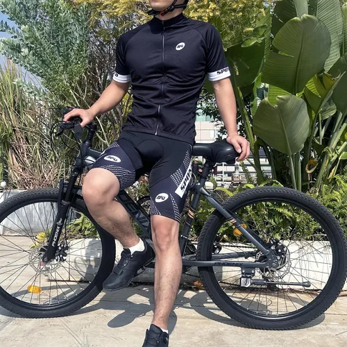 Miniatura 145 de sponeed Pantalones cortos de ciclismo para hombre, pantalones acolchados para ciclismo, ropa de ciclismo