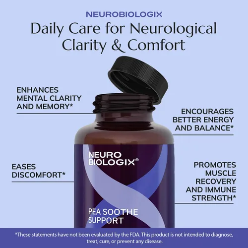 Miniatura 7 de Neurobiologix Apoyo calmante de guisantes para hombres y mujeres, fórmula de guisantes y resveratrol para comodidad, movilidad, salud nerviosa