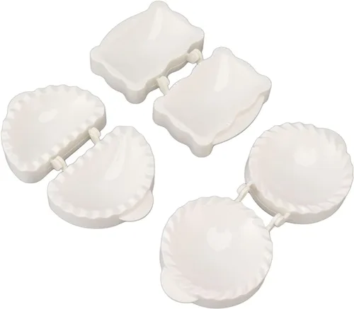 Miniatura 8 de Moldes para tartas de mano, 3 moldes para hornear mini moldes de pastel de mano, moldes de Navidad para tartas de mano, mini máquina para hornear