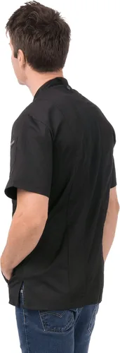 Miniatura 3 de Chef Works Abrigo de chef Bristol Signature Series para hombre