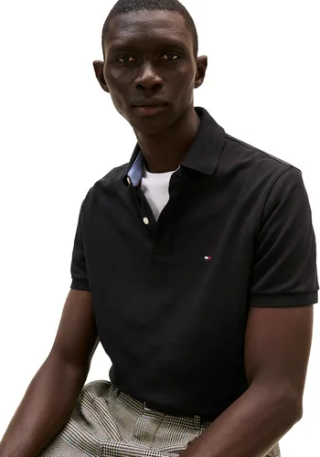Miniatura 2 de Tommy Hilfiger Camisa polo de manga corta de algodón pique para hombre en ajuste regular