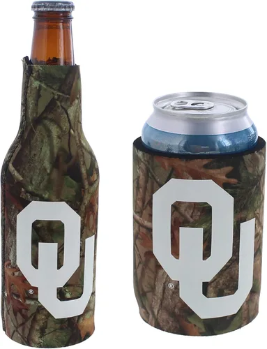 Miniatura 156 de College Team Color Logo Can & Bottle Holder Insulator Beverage Cooler Set