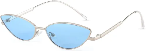 Miniatura 54 de FEISEDY Gafas de sol de diseñador de moda Retro pequeños pétalos forma arco templo diseño B2298
