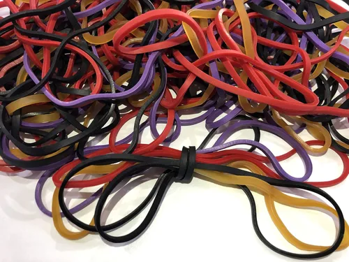 Miniatura 13 de Bandas de goma, tamaño 64 (3 1/2 pulgadas x 1/4 pulgadas), bandas de goma elásticas coloridas sin látex, bandas de goma a granel, bandas elásticas