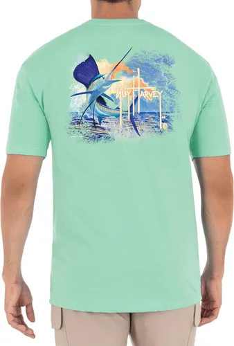 Miniatura 160 de Guy Harvey Camiseta de manga corta Threadcycled para hombre
