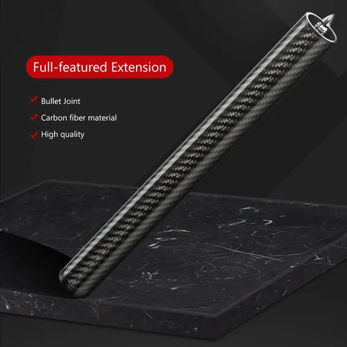 Miniatura 3 de KONLLEN Pool Cue Extension 2'' 3'' 4'' 6'' 8'' 12'' Carbon Fiber Billiard Cue Extension Billiard Accessories for Pool Sticks