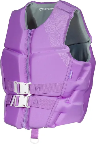 Miniatura 5 de O'Brien Chaleco Salvavidas de Neopreno con Espalda en V Flexible para Mujeres para Deportes Acuáticos, Navegación, Lancha Autopropulsada, Natación
