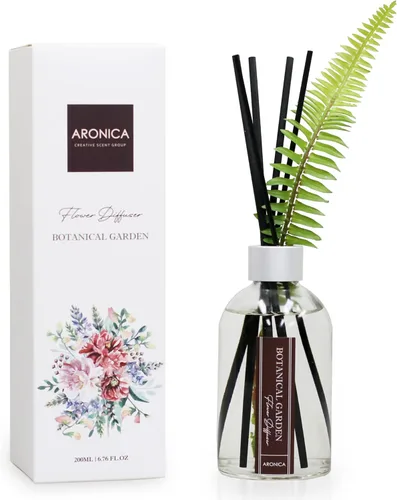 Miniatura 25 de Aronica Difusor de Aroma de Canela para Cocina, Decoraciones de Oficina, Aroma de Vainilla y Canela, Difusor de Varillas de Flores, Aroma en Canela