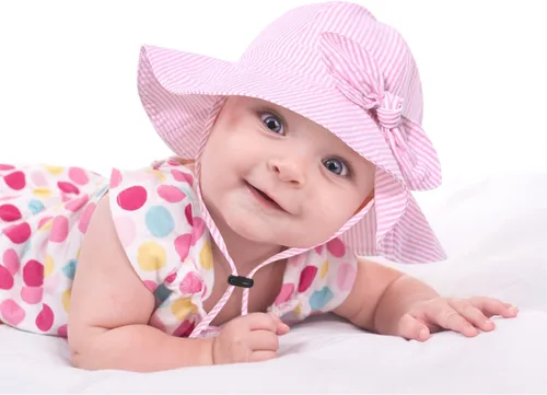 Miniatura 16 de Sombrero de sol para bebé niña con UPF 50+ sombrero de playa ajustable para exteriores con ala ancha