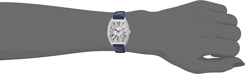 Miniatura 2 de CV4821 Elegante reloj de cuarzo azul con pantalla analógica para mujer, Azul, Movimiento de cuarzo