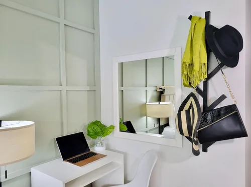 Miniatura 3 de Premium Racks - Perchero para abrigo y sombrero, diseño moderno, montado en la pared, elegante, negro