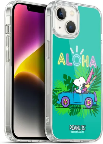 Miniatura 29 de Head Case Designs Peanuts Tropical Surf Snoopy Aloha Disco Gel Funda con licencia oficial [protección de grado militar] compatible con Apple iPhone