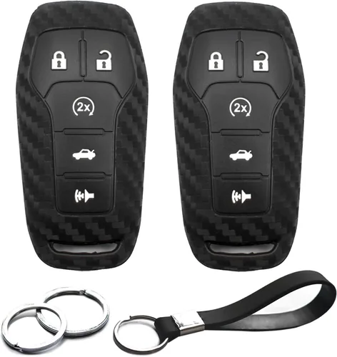 Miniatura 8 de 2 piezas compatibles con Ford Edge Fusion Explorer Mustang F-150 F-250 F-350 F-450 Super Duty Expedition Lincoln MKC MKX MKZ Nautilus Funda