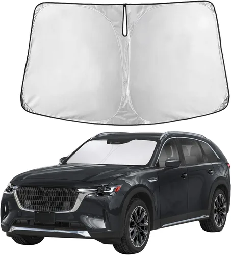 Miniatura 194 de Autovir Parasol para parabrisas Rivian R1S 2022-2024 2025 2026, parasol para ventana delantera, protección UV, bloqueador de calor, accesorios