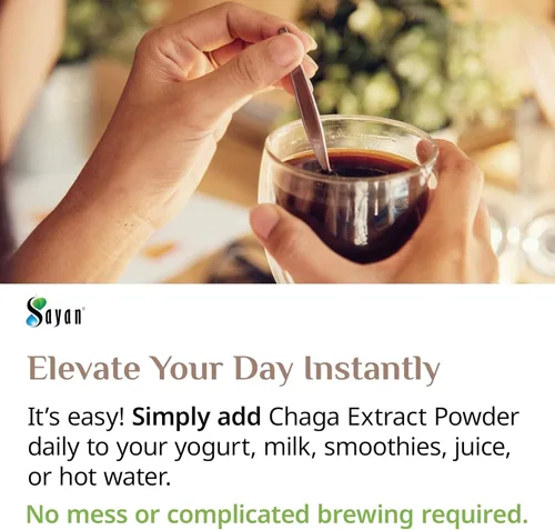 Miniatura 8 de Polvo extracto hongo chaga siberiano. Súper antioxidante, ayuda al sistema inmune., 2 onza, 1 Extracto de Chaga