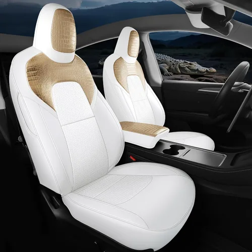 Miniatura 7 de Red Rain Fundas de cuero para asiento F150, ajuste personalizado para Ford F150 SuperCrew/CrewCab 2015 a 2025 XL XLT STX, camioneta pickup, juego