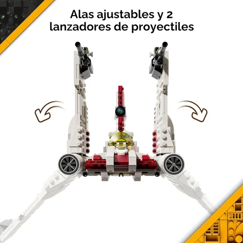 Miniatura 3 de LEGO Star Wars: The Clone Wars V-19 Torrent Starfighter Juguete de Construcción - Juego de simulación para niños y niñas, a partir de 9 años - Kit
