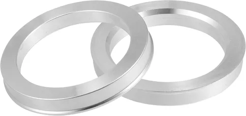 Miniatura 11 de X AUTOHAUX 2 piezas de anillos de buje centrados para el centro del orificio de la rueda de aluminio, de 65 mm de diámetro exterior a 57,1 mm
