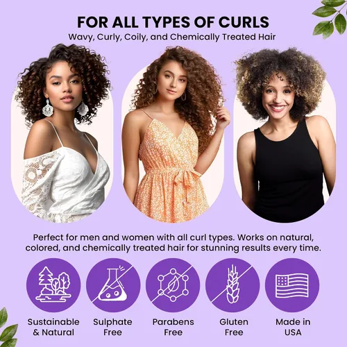 Miniatura 4 de Controlled Chaos, Como se ve en Shark Tank Curl Defining Cream para todo tipo de cabello para añadir suavidad y controlar el rizado, crema