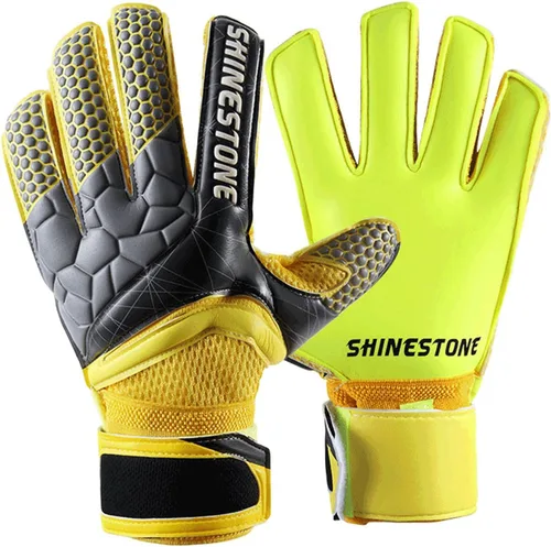 Miniatura 7 de LEZI Guantes de portero con protección de dedos y doble protección para la muñeca para jóvenes y adultos, guantes de portero de fútbol proporcionan