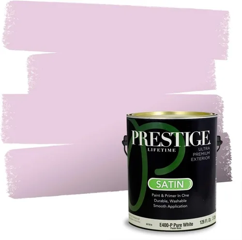 Miniatura 114 de PRESTIGE Pinturas de pintura interior e imprimación en uno, 1 galón, plano, combinación comparable de Sherwin Williams* Kimono Violet*