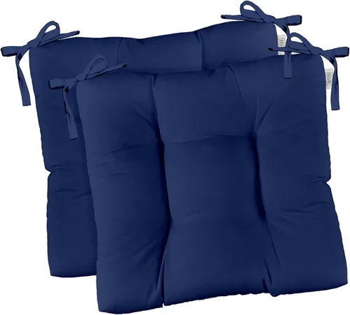 Miniatura 21 de RSH DECOR Juego de 2 cojines de asiento para silla de comedor para interiores y exteriores, 16 x 16 x 2 pulgadas, color a elegir