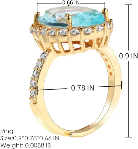 Miniatura 4 de Artilady Anillos de luna y estrella con circonita cúbica para mujer, anillo abierto AAAA con circonita cúbica y luna y estrella, ajustable para EE.