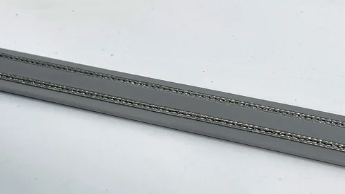 Bird Barrier Bird-Shock Flex-Track - Disuasorio de aves de perfil bajo de 50 pies - Tiras flexibles de PVC con trenza de acero inoxidable - Gris