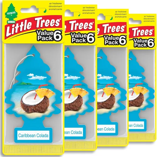 Miniatura 48 de Little Trees - Ambientador de árbol colgante que proporciona un aroma de larga duración para tu hogar o tu auto. Aroma Bayside Breeze, 24