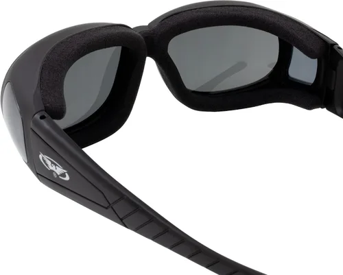 Miniatura 7 de 2 pares de anteojos de sol de seguridad para motocicletas se adapta a la mayoría de lentes recetados, humo y claridad noche y día, cumple