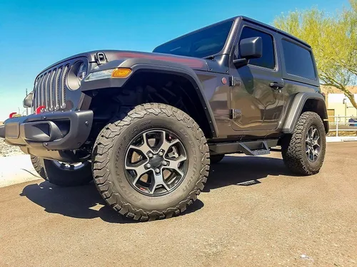 Miniatura 2 de Magnum RT Drop Steps - Estribos negros compatibles con Wrangler JL 2018-2026 de 2 puertas