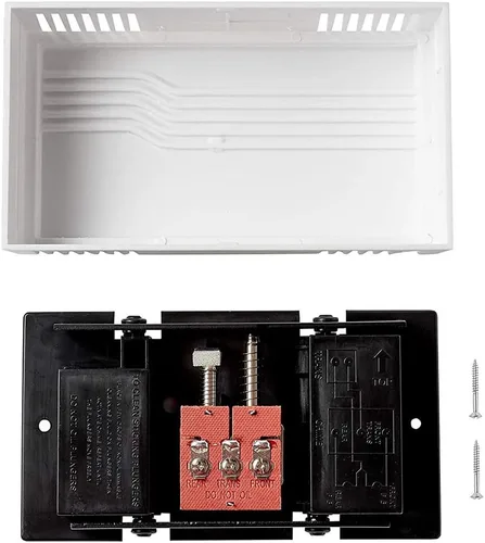 Miniatura 6 de Blue Buffalo Newhouse Hardware CHM1 Puerta Campana Chime, Blanco
