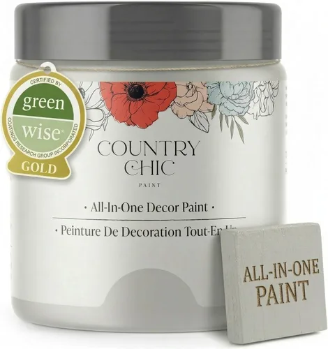 Miniatura 49 de Country Chic Pintura todo en uno estilo tiza para muebles, gabinetes, decoración del hogar, ecológica, acabado mate, imprimación incorporada y capa