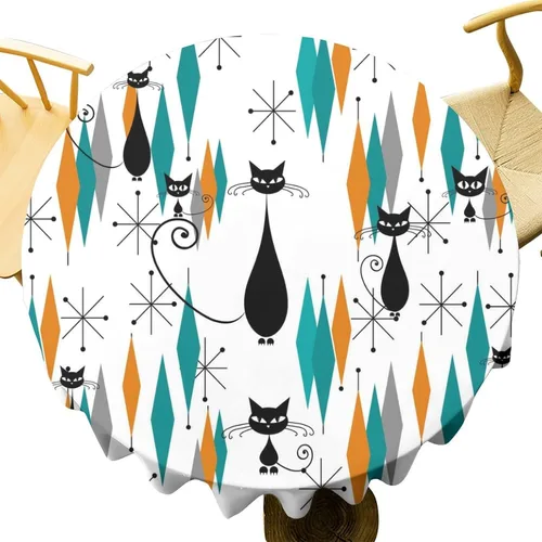Miniatura 25 de Mantel azteca suroeste, diseño étnico tribal geométrico, estilo vintage, bohemio, elegante, lavable, para comedor, cocina, granja, fiesta