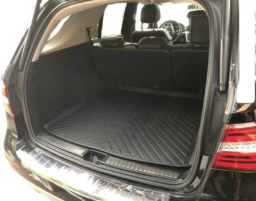 Miniatura 6 de Tapete de maletero para Mercedes-Benz Clase ML 2012-2015 – Tapetes resistentes a la intemperie para maletero de automóviles con borde elevado – Goma