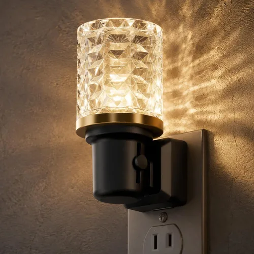 Miniatura 13 de JandCase Luz de Noche LED, Luces Nocturnas Regulables Enchufables en la Pared, Luz Nocturna Moderna con Sensor de Luz Automático de Encender/Apagar