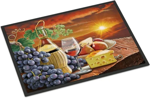Miniatura 25 de Caroline's Treasures PRS4045MAT - Tapete para puerta delantera, 18 x 27 pulgadas, para interiores y exteriores, para entrada, antideslizante
