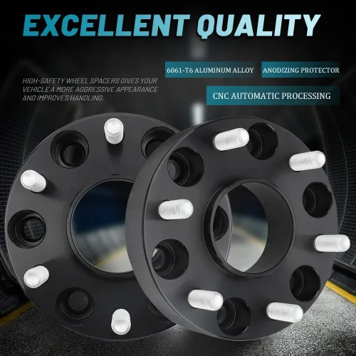 Miniatura 44 de IRONTEK Espaciadores de rueda de 2 pulgadas de 0.236 x 5.315 in para F150 (orificio de cubo de 3.429 in, pernos M14x2) 0.236x5.315 in a 0.236x5.315