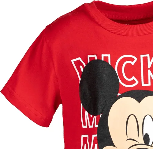 Miniatura 6 de Disney Mickey Mouse - Conjunto de camiseta y pantalones cortos para bebé a niño grande