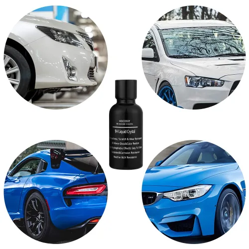 Miniatura 3 de Kit de revestimiento de cerámica para automóvil con dureza de diamante 9H, antiarañazos, superhidrofóbico, protección para sellador de pintura