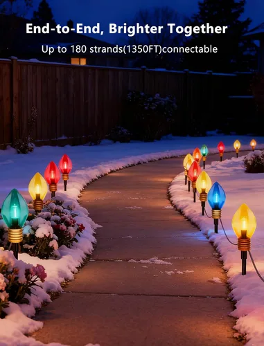Miniatura 4 de 7.5 "4 lámpara LED transparente cuatro colores hogar burbuja dos secciones enchufe barra lámpara cadena Varios