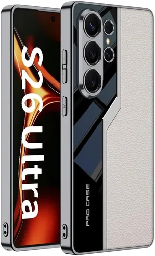 Miniatura 14 de Lunivop Para Samsung Galaxy S24 Ultra Funda TPU Marco y Volver PU Cubierta de cuero Funda de silicona delgada para S 24 Ultra 6.8 '' 5G 2024 a
