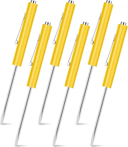 Miniatura 32 de 12 piezas de destornilladores de bolsillo mini con tops y destornilladores de bolsillo con imán, destornillador de bolsillo magnético para Negro
