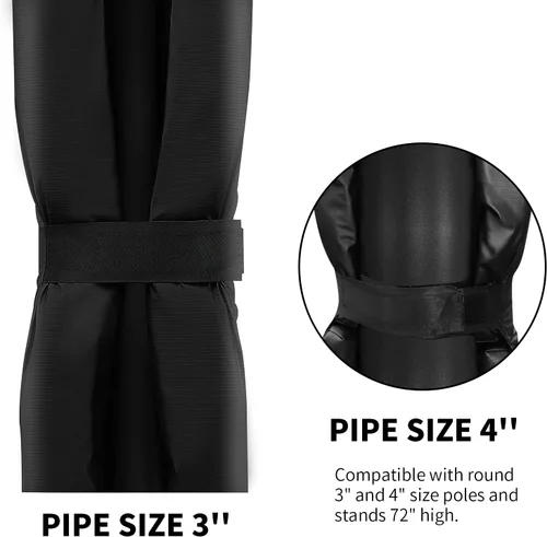 Miniatura 2 de Almohadilla redonda universal para bastones de baloncesto de 3 a 4 pulgadas, duradera, resistente a la intemperie, impermeable, para protección