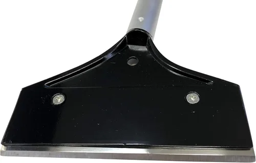 Miniatura 4 de Chef Master Cuchilla de repuesto para rascador de plancha, 5 1/2 pulgadas de ancho x 0.047 in de grosor, hoja reversible de acero inoxidable, se