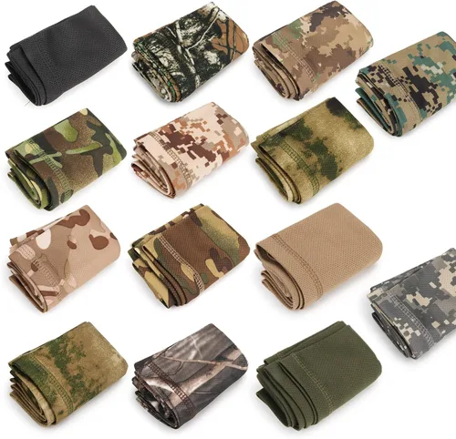 Miniatura 6 de Máscara facial con polaina para el cuello, protector facial de camuflaje de polvo que refresca el sol, bandana reutilizable y lavable