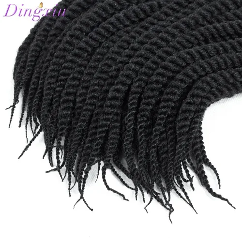 Miniatura 7 de Admutty Havana Twist - Cabello de ganchillo senegalés jumbo pre-enlazado, pelo sintético trenzado para mujer, suave y ligero, trenzas de ganchillo